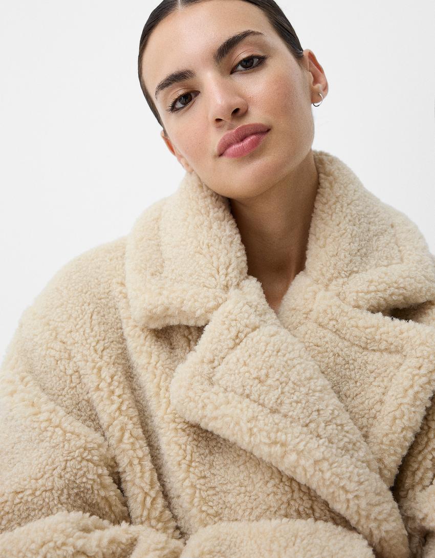 Norah | Oversized Teddy Jacket for Winter Warmth
