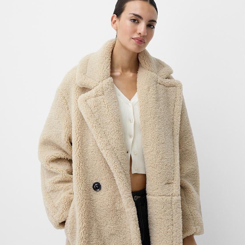 Norah | Oversized Teddy Jacket for Winter Warmth