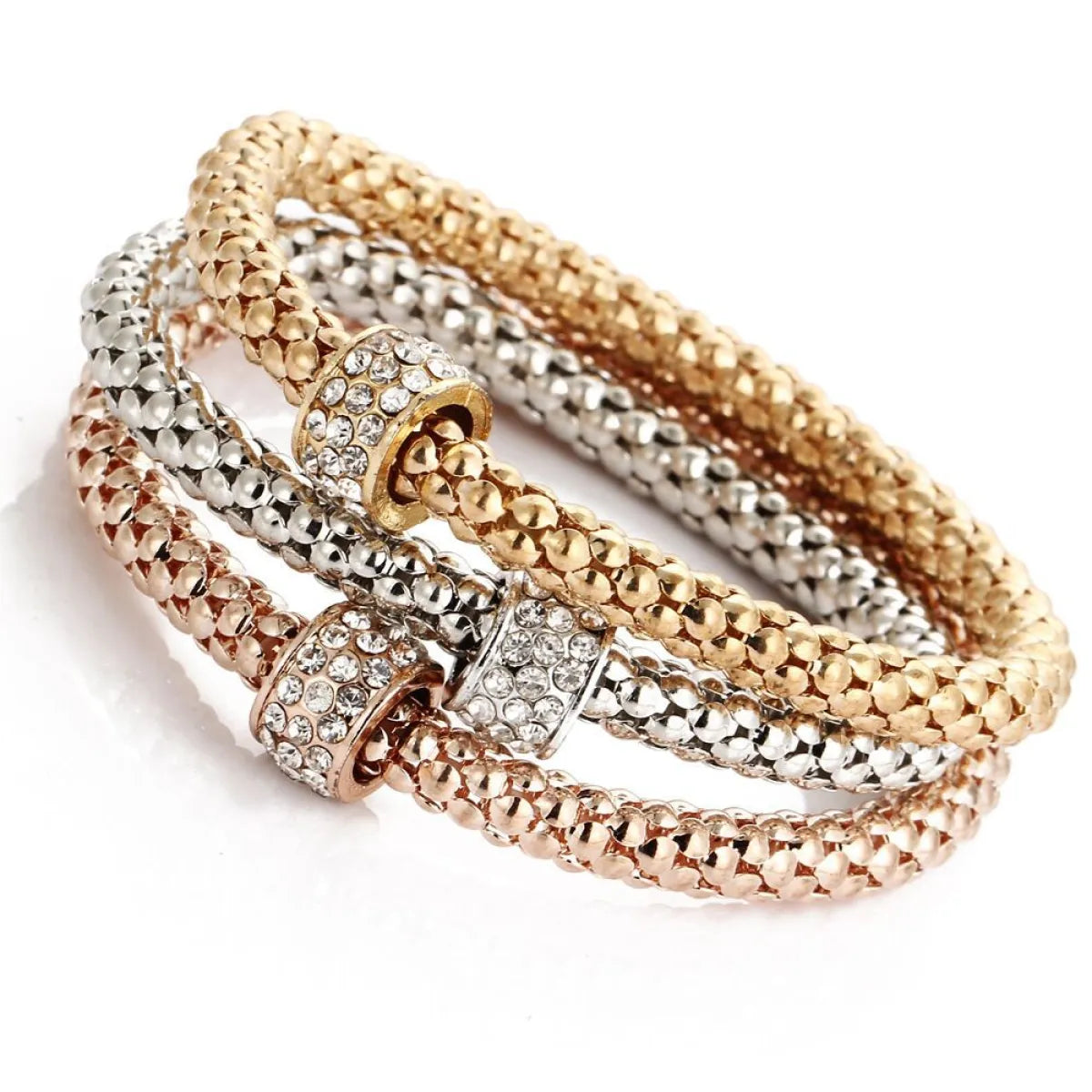 Simple Elastic Bracelet (Alloy Finish)