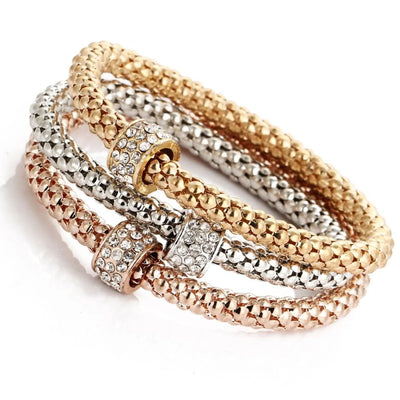 Simple Elastic Bracelet (Alloy Finish)