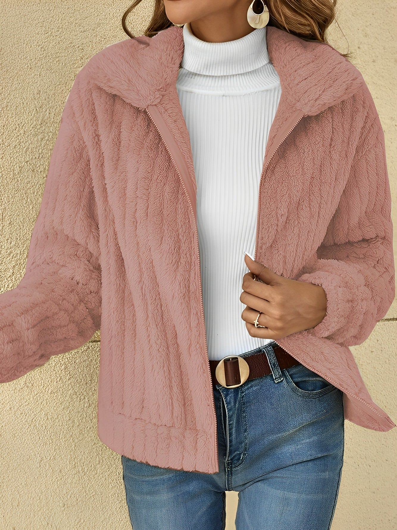 Faith | Elegant Teddy Jacket for Warm Days