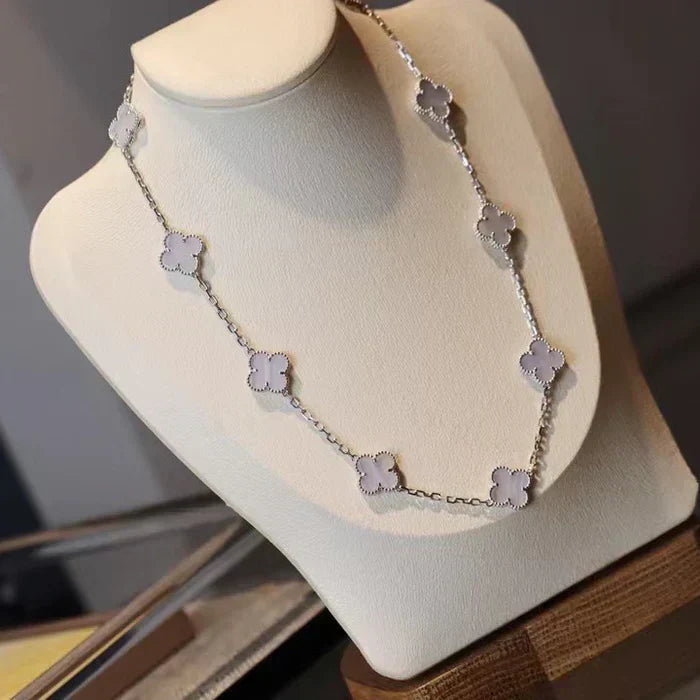 CLOVER | 10 Motif Purple Necklace