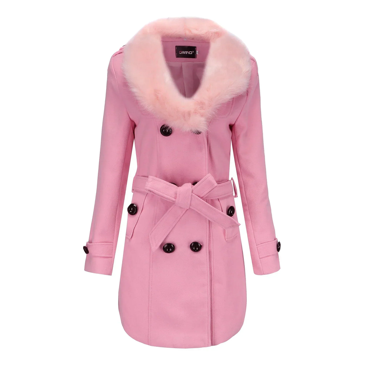 Eleanor | Velvet Warm Wool Wintercoat for Women