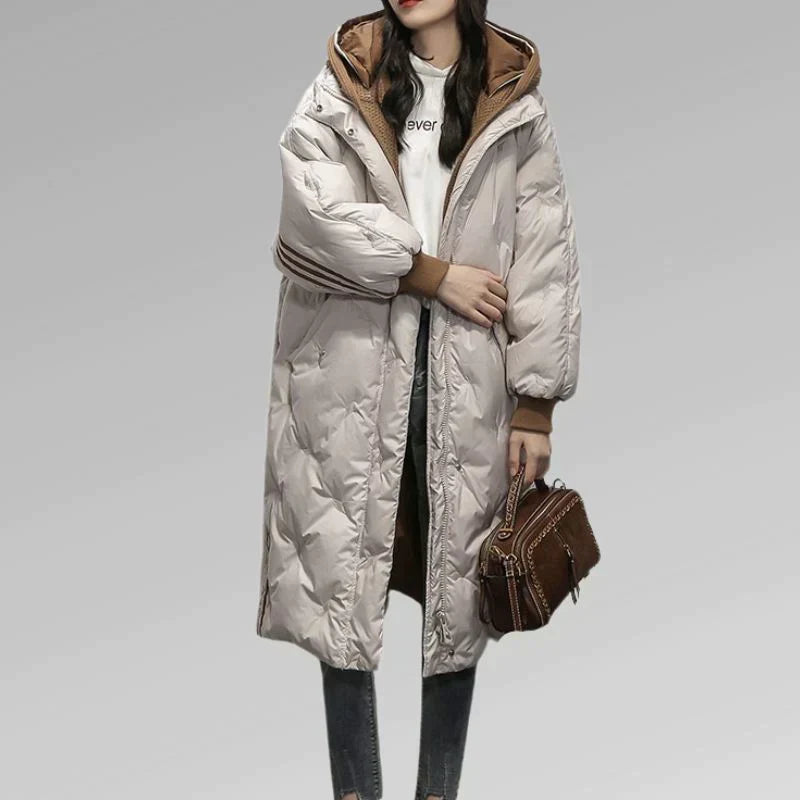 Daisy | Long Quilted Wintercoat for Women