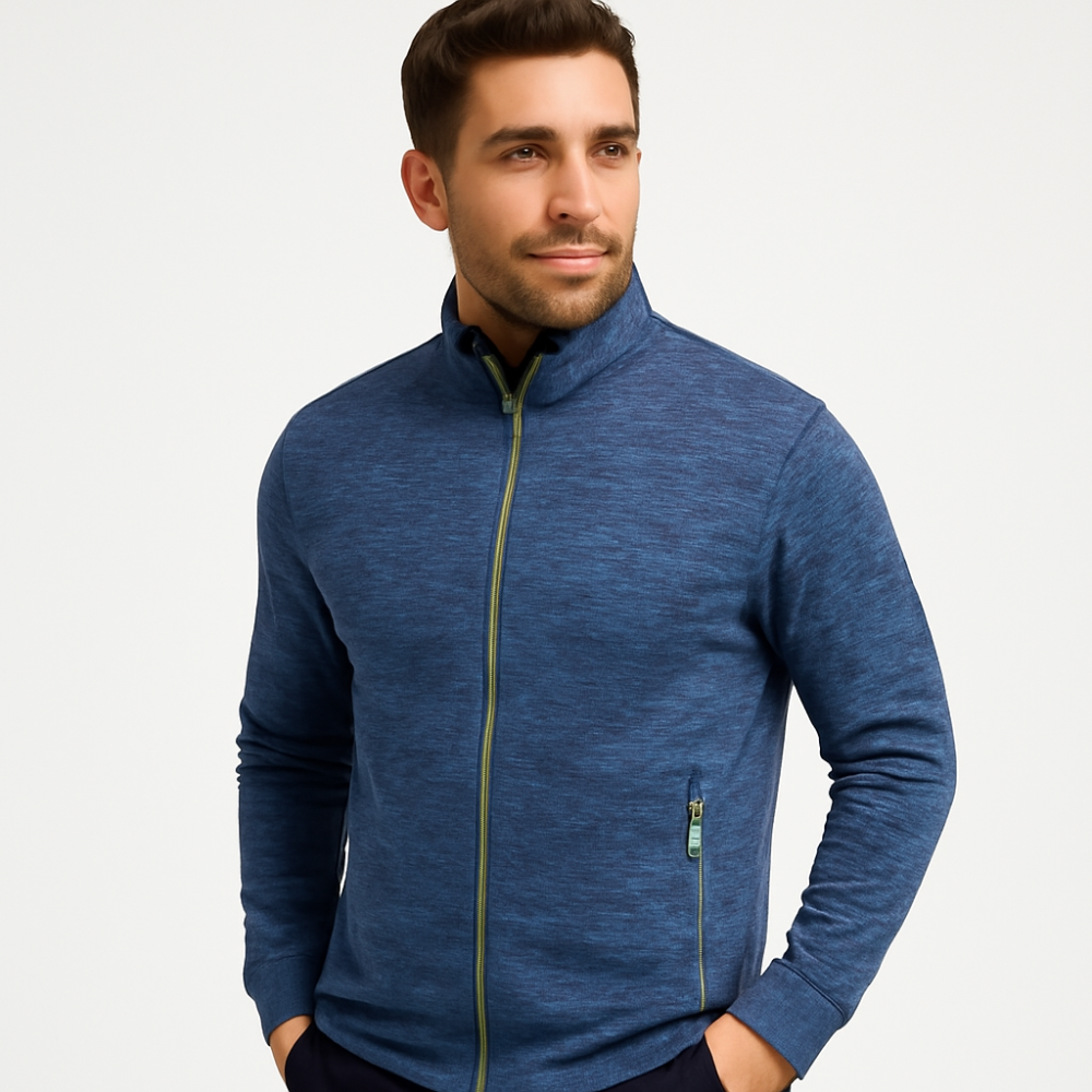 Men's Sporty Zip Jacket | Comfortable