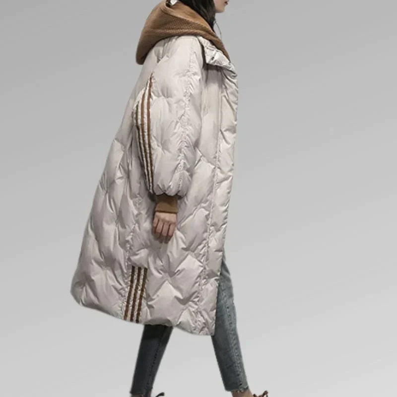 Daisy | Long Quilted Wintercoat for Women