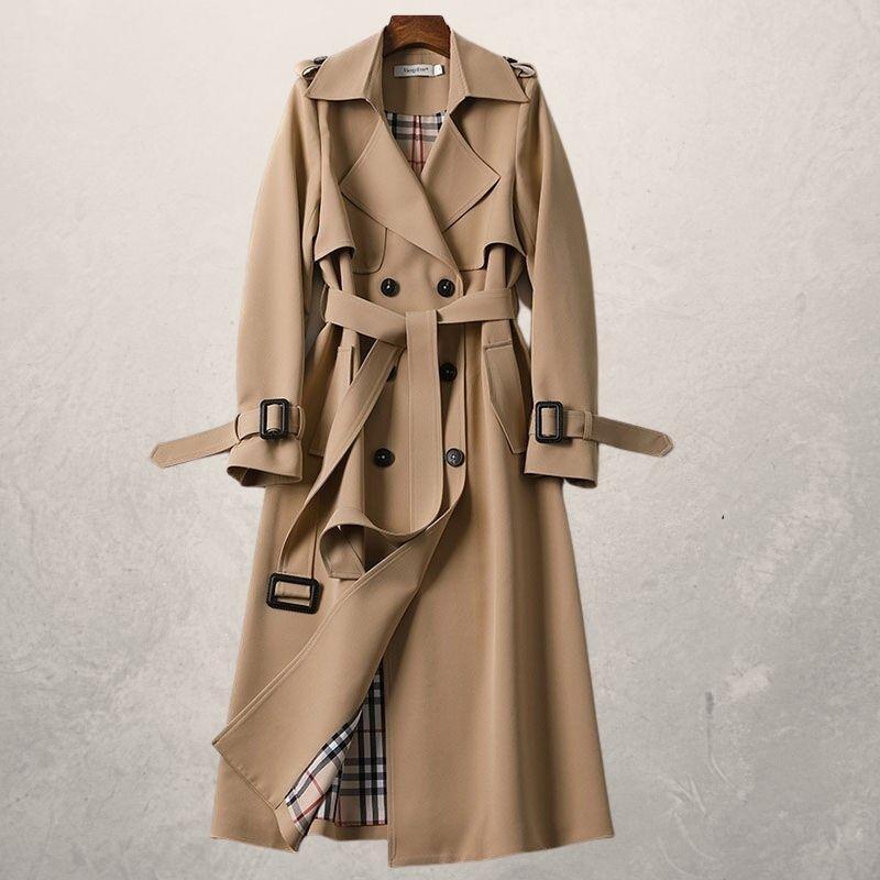 Amelia | Women's Stylish Windproof Trench Coat
