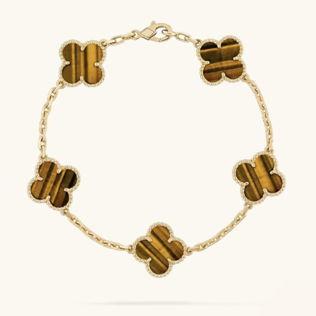 Clover Bracelet (gold finish)