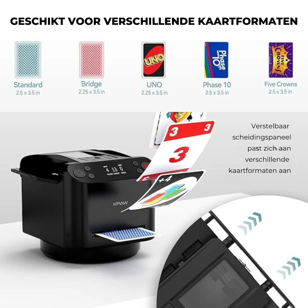 CardMaster™ Automatic Card Shuffler & Dealer