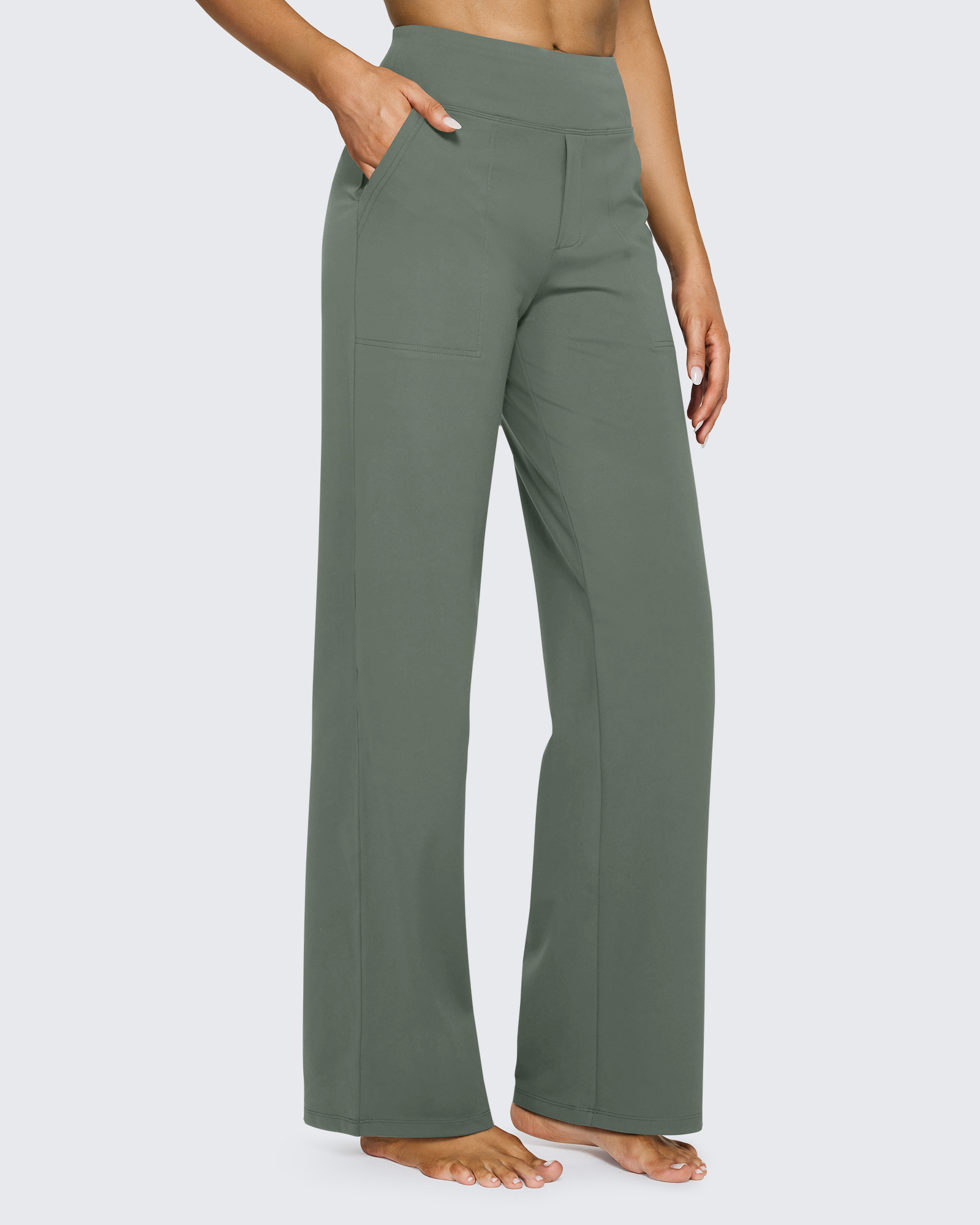Loose High-Waist Business Casual Pants