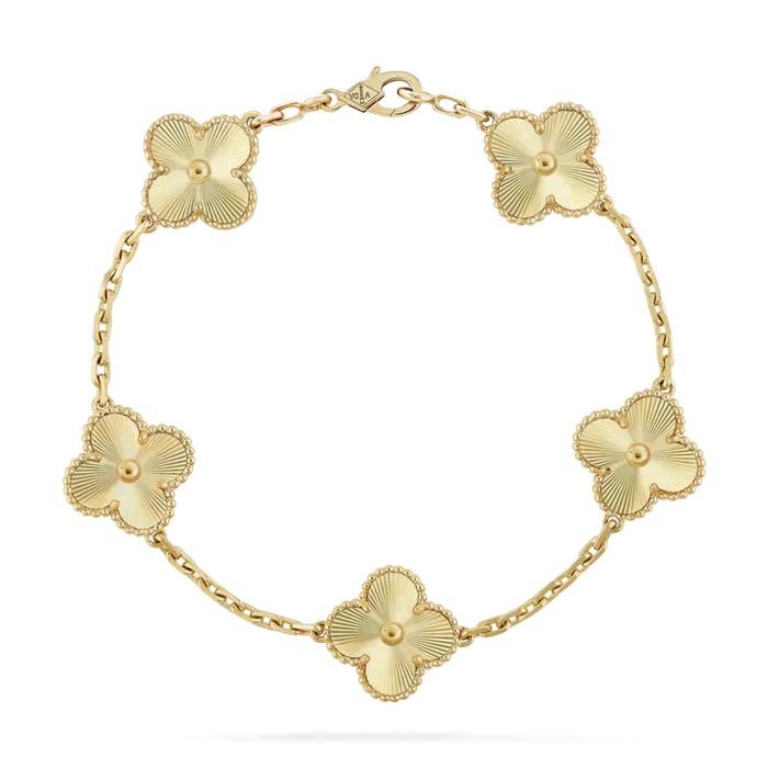 Uno Bracelet Set (gold finish, 2-piece)