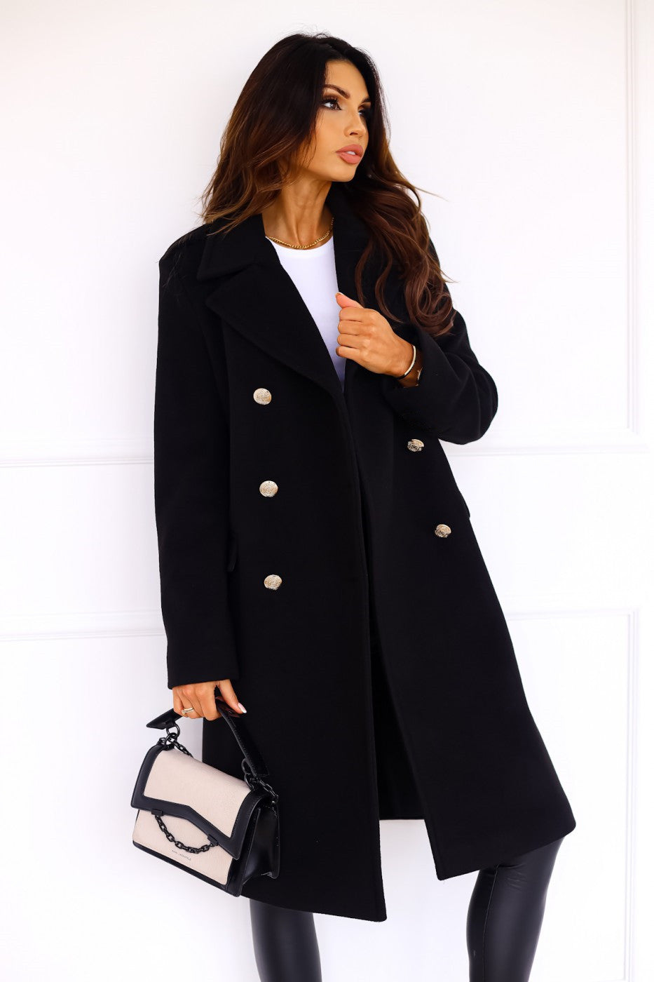 Sophie | Women's Notched Collar Winter Trench Coat