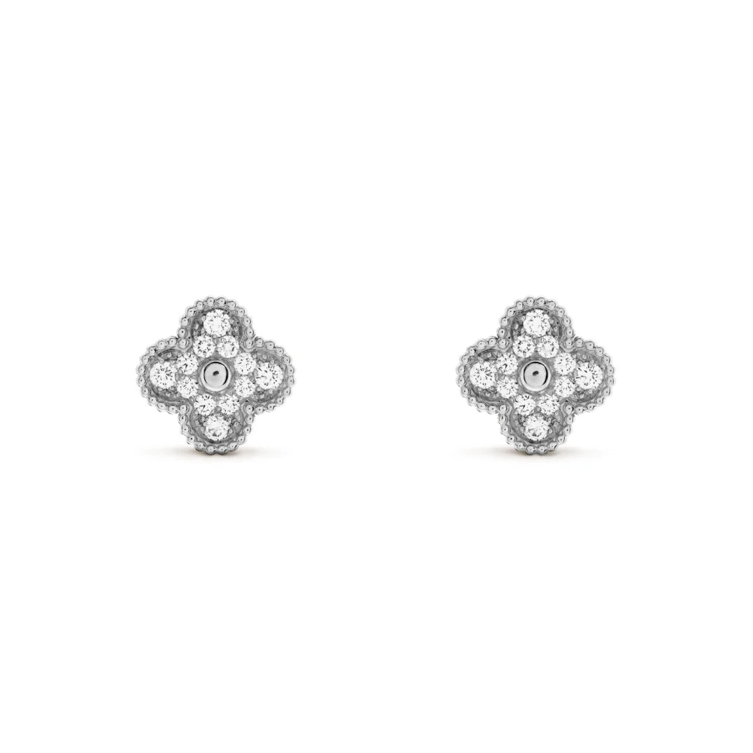Clover Earrings Prestige Silver (stainless steel)