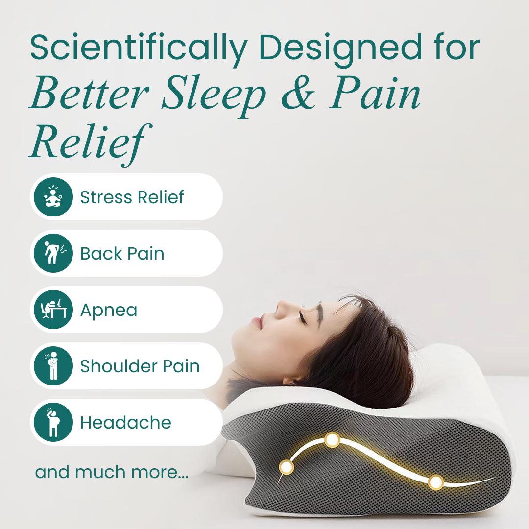 CloudRest™ - Therapeutic Pillow for Posture & Pain Relief