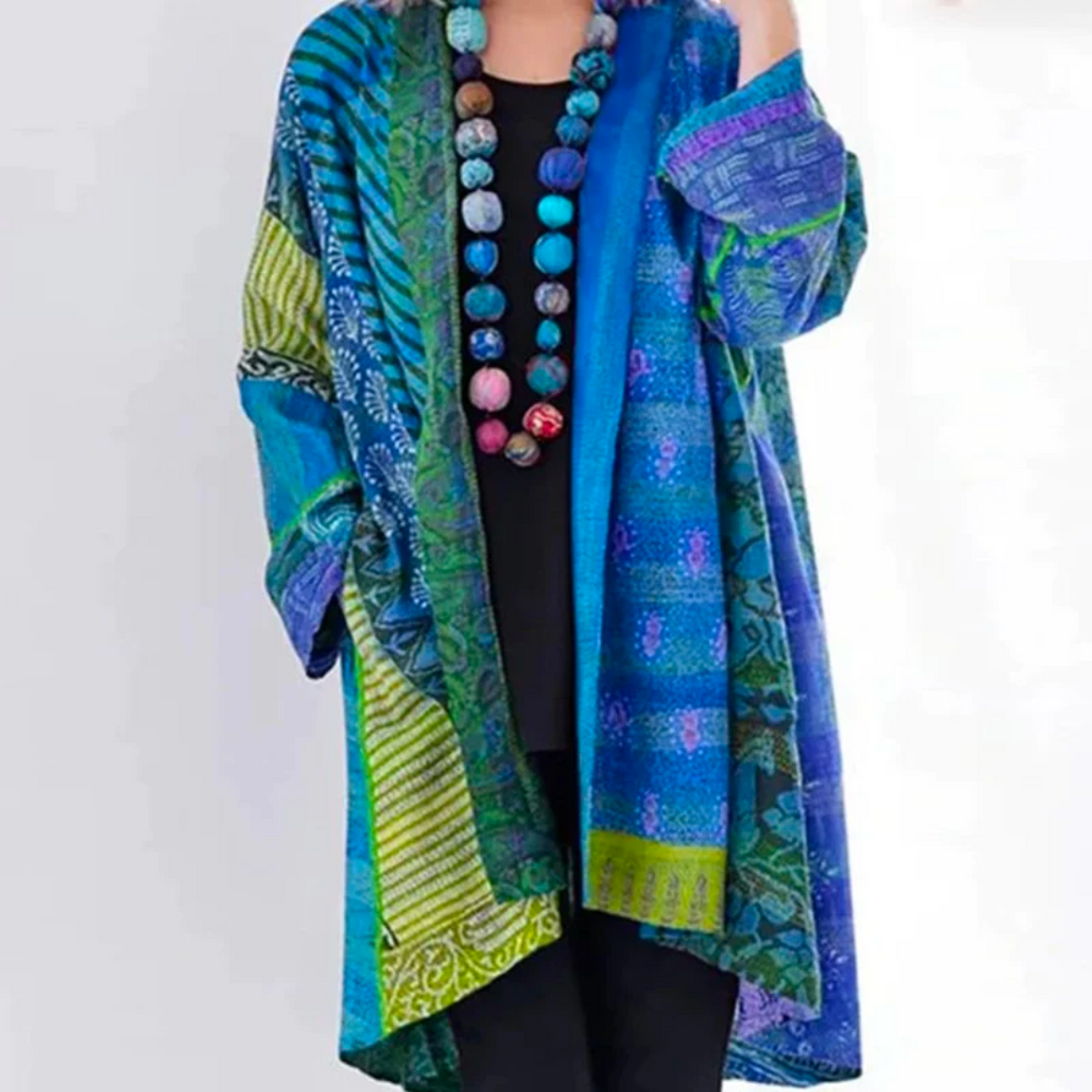 Imogen | Women's Vintage Multicolor Cardigan for Casual Wear