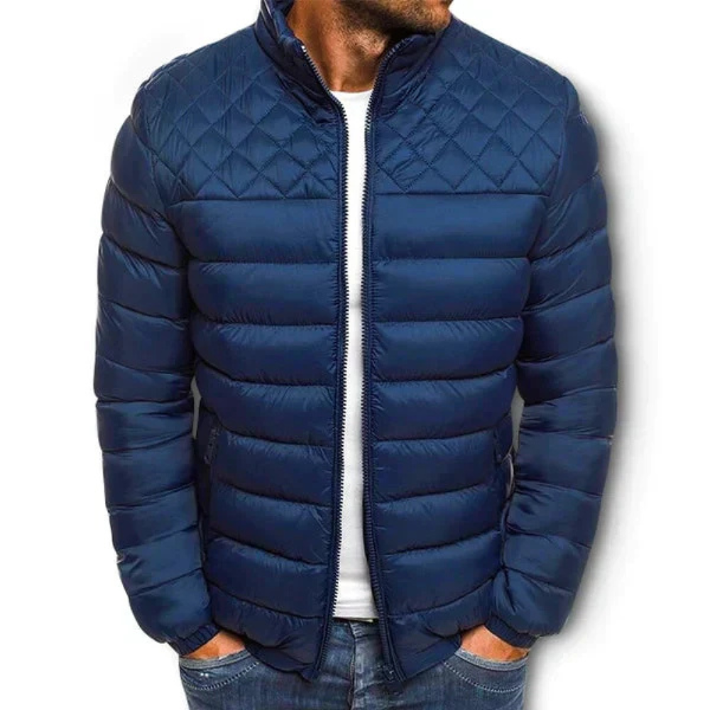 Men's Quilted Puffer Jacket | Warm