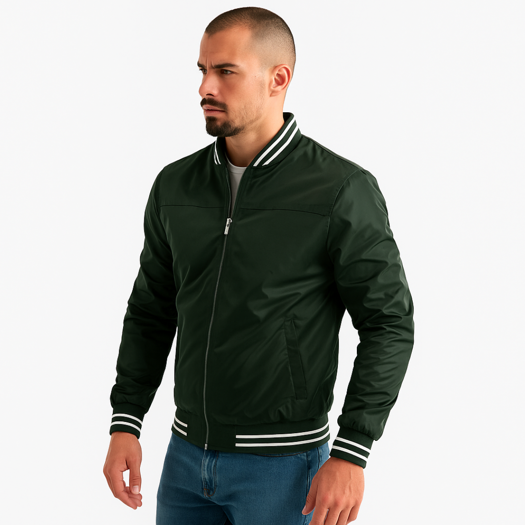 Men's Classic Bomber Jacket | Comfortable