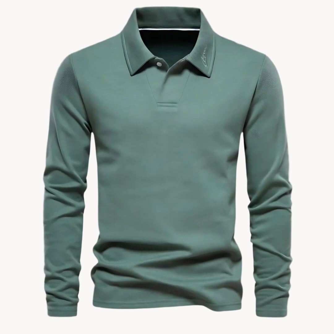 Men's Long Sleeve Polo Shirt | Casual
