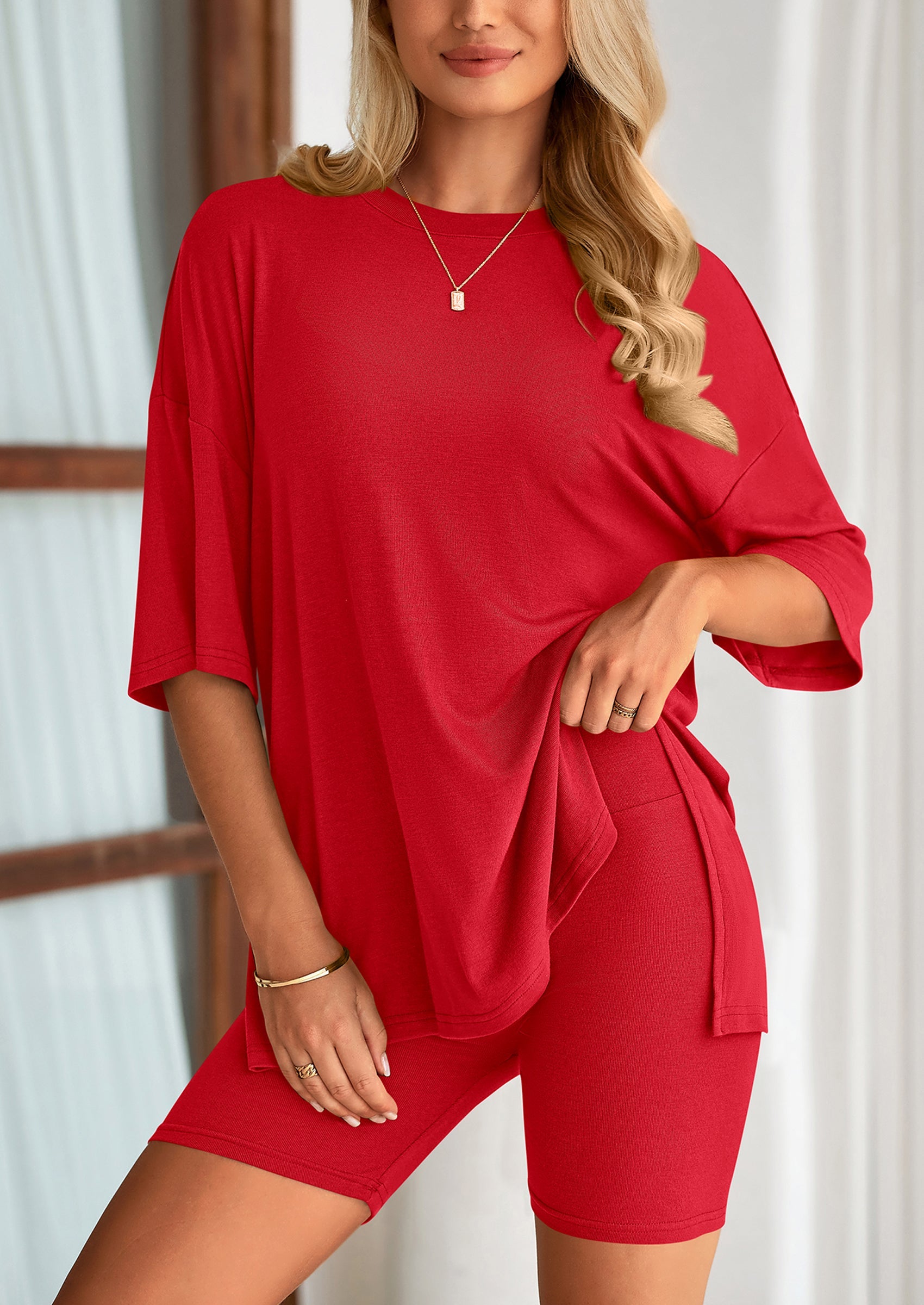 Two Piece Lounge Set Casual Oversized