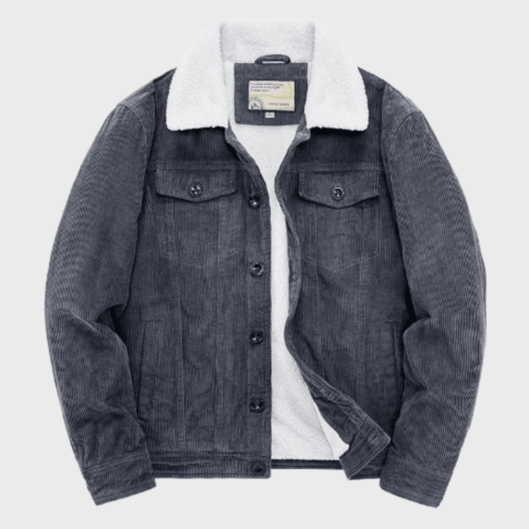 Men's Sherpa Lined Denim Jacket | Stylish