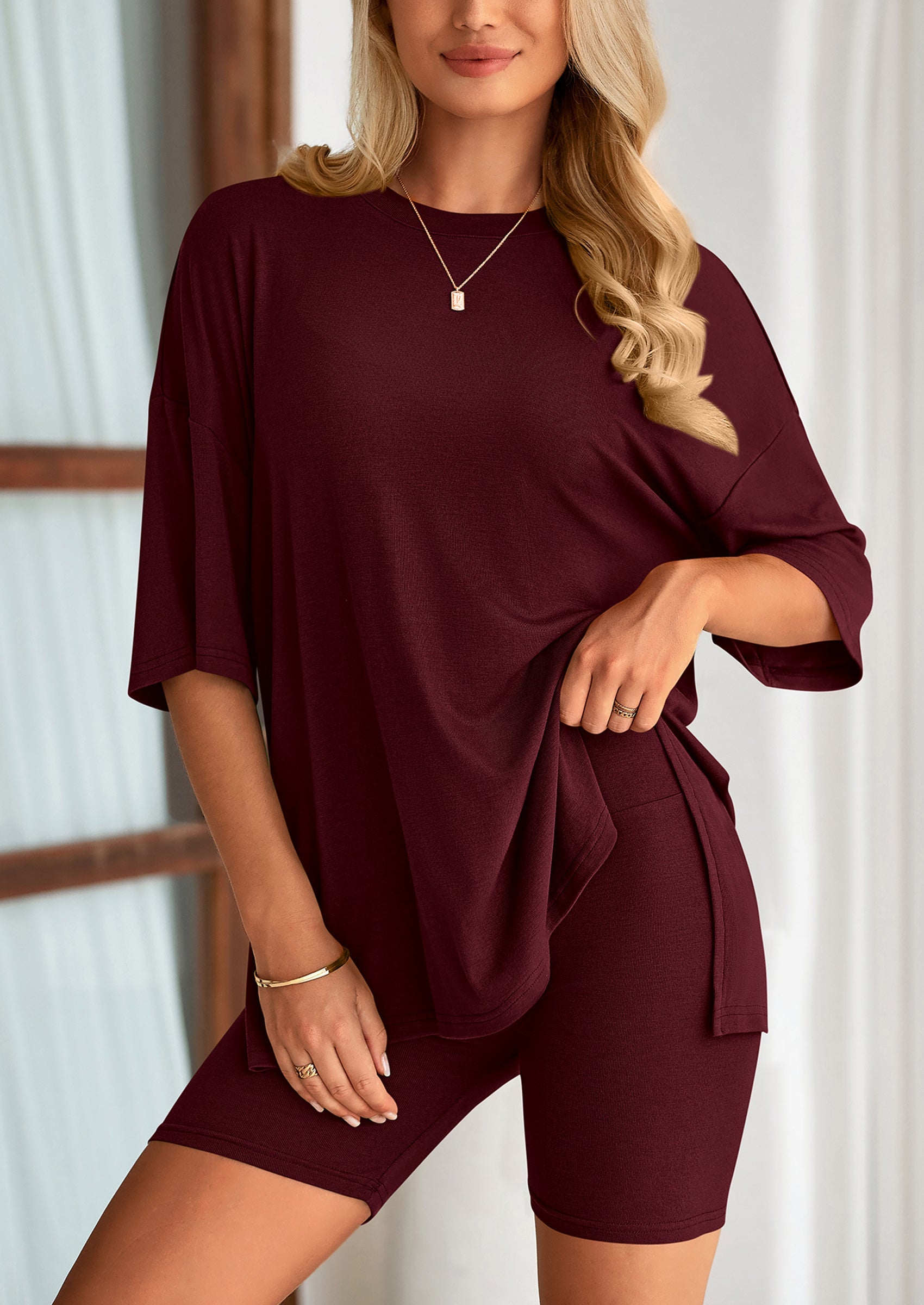 Two Piece Lounge Set Casual Oversized