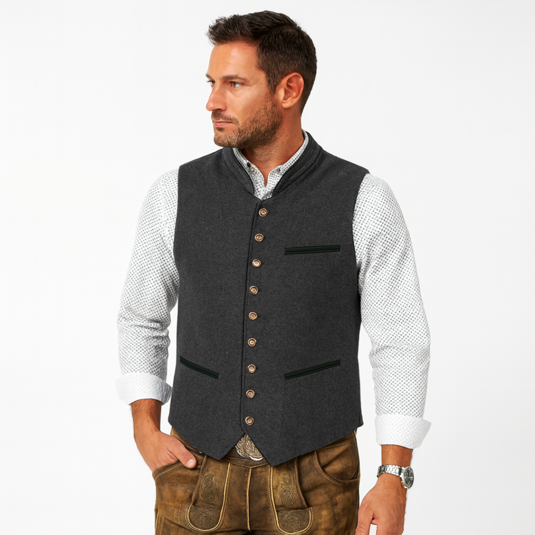 Oliver | Men's Wool Vest | Casual