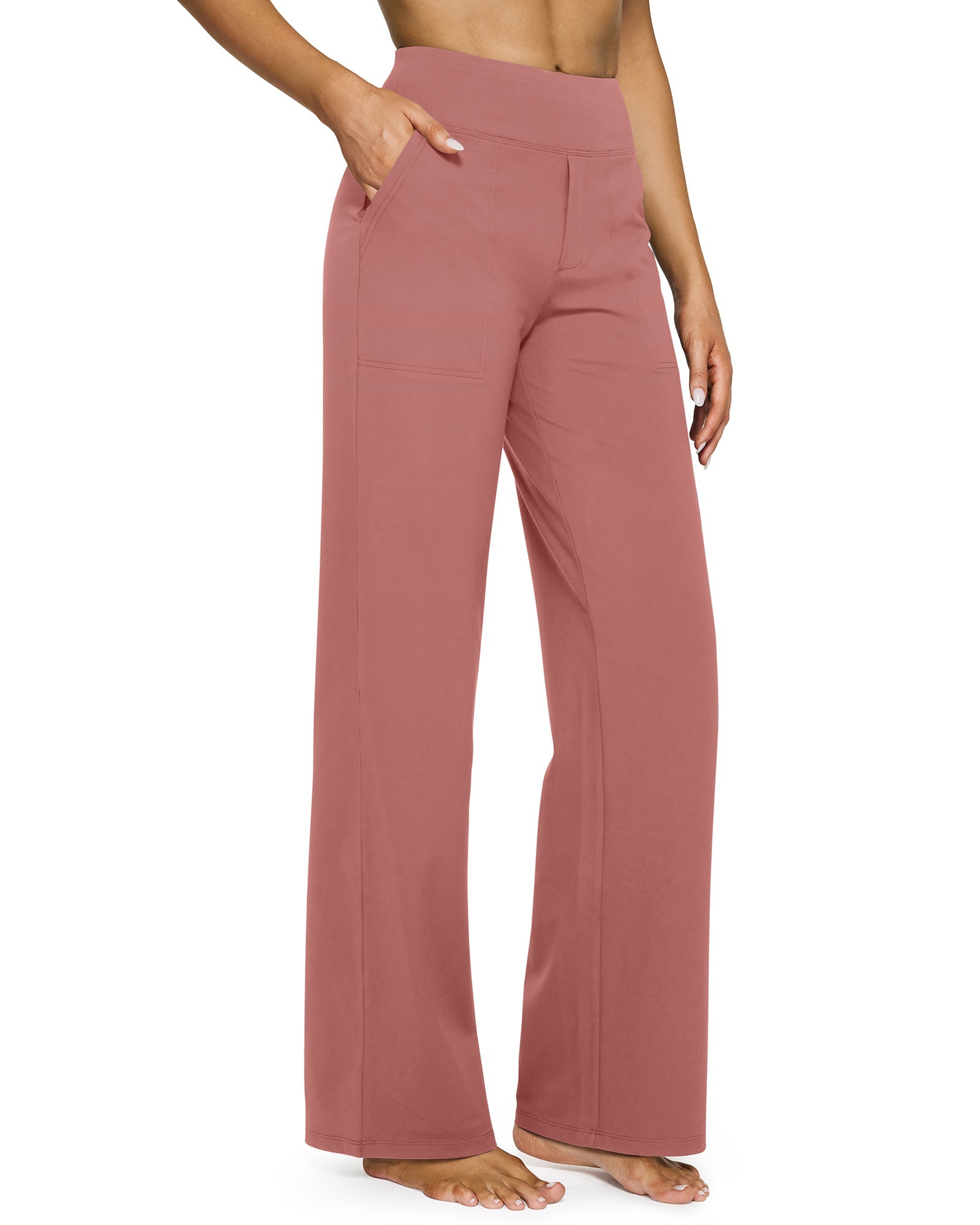 Loose High-Waist Business Casual Pants