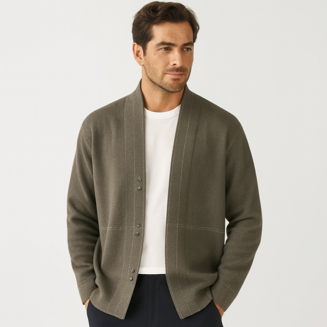 Men's Buttoned Cardigan | Casual