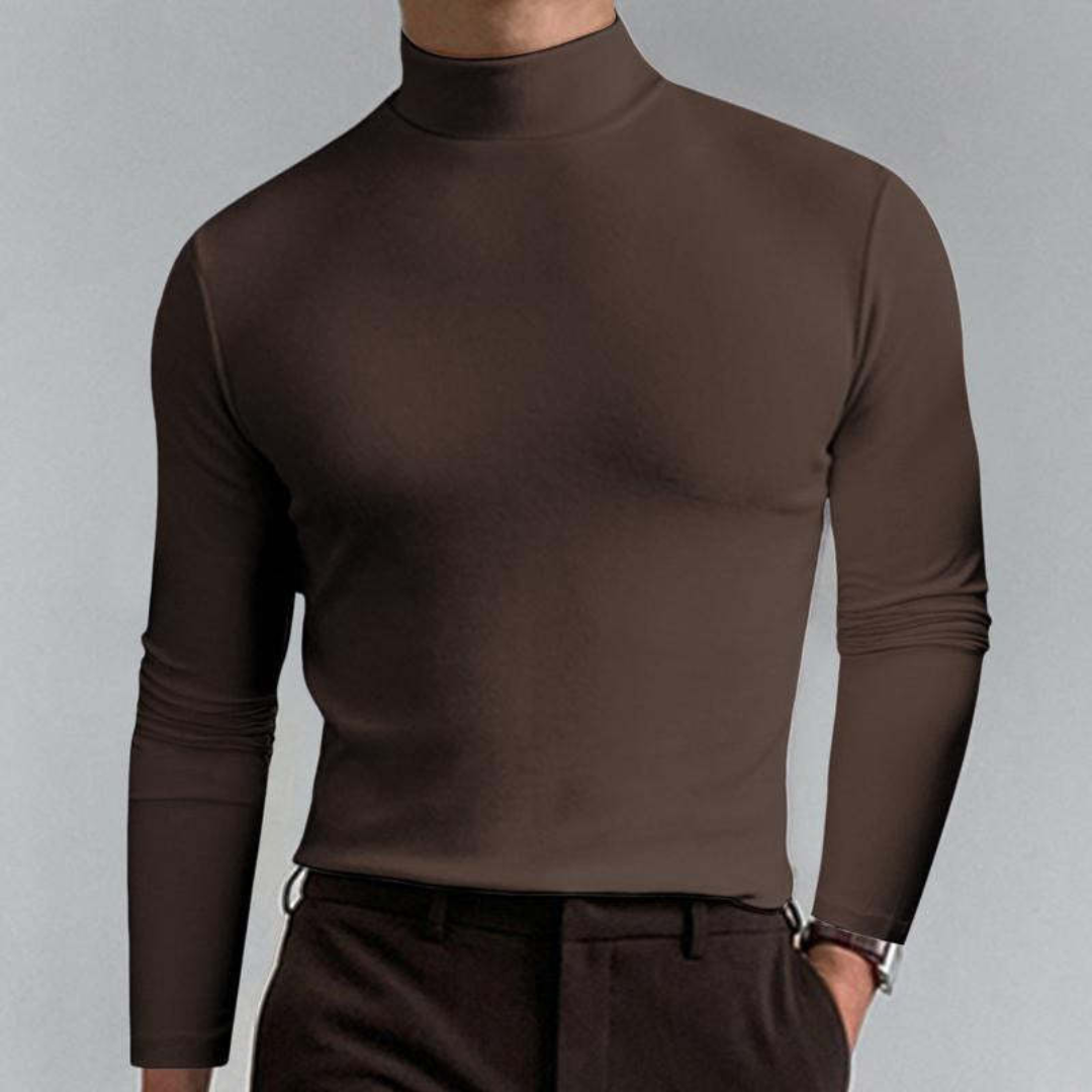 Men's Slim Fit Turtleneck Sweater | Stylish