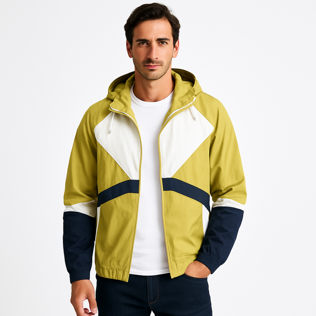 Men's Lightweight Windbreaker Jacket | Hooded