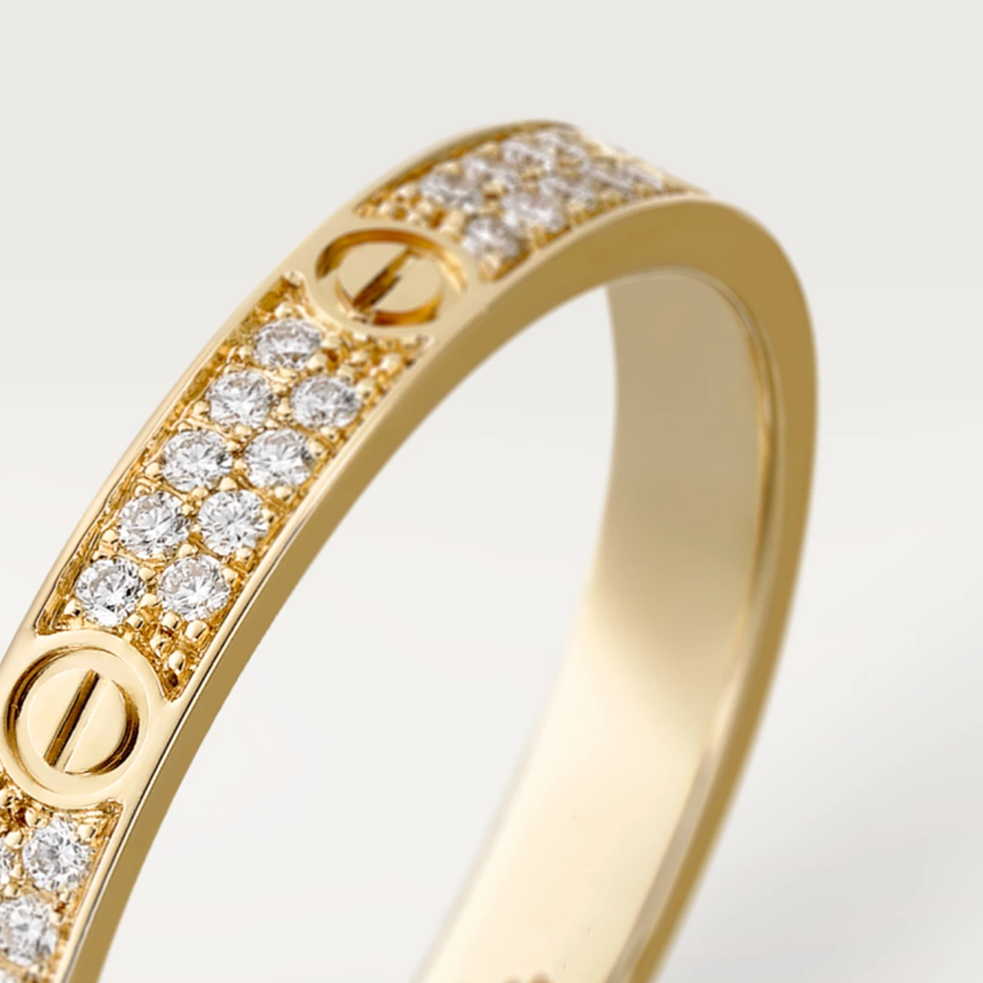 Eternity Ring (gold finish, small design)