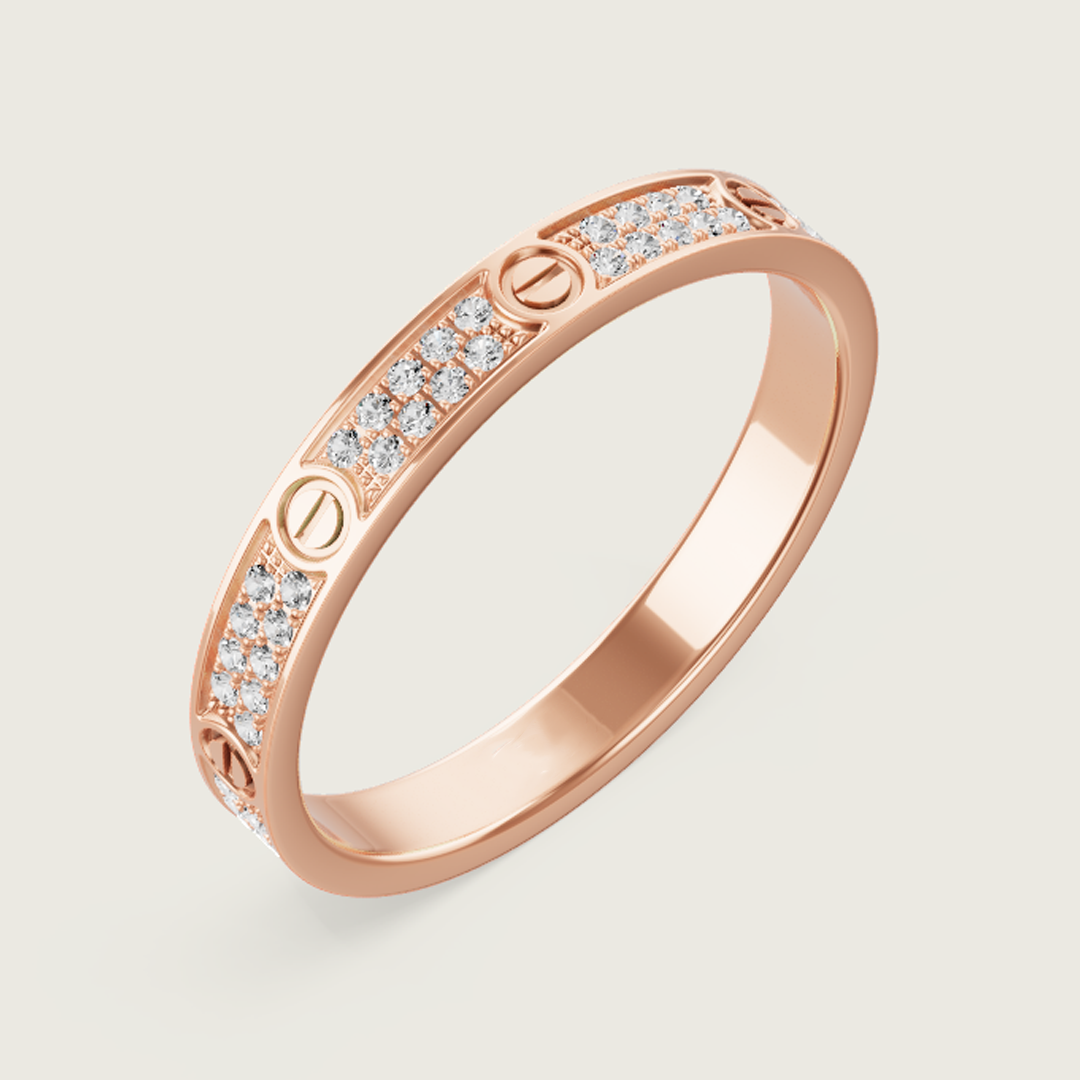 Eternity Ring (gold finish, small design)