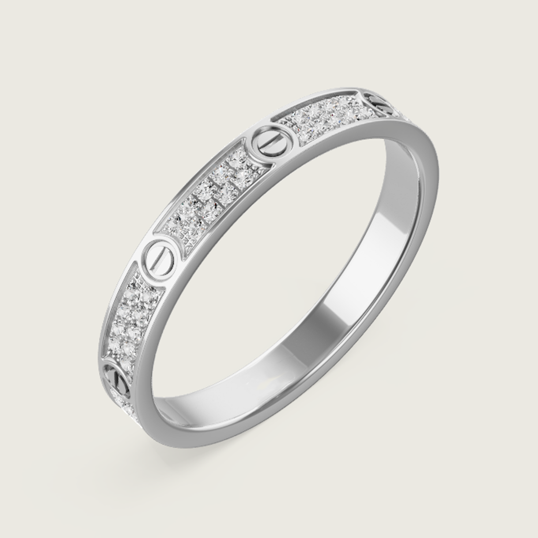 Eternity Ring (gold finish, small design)