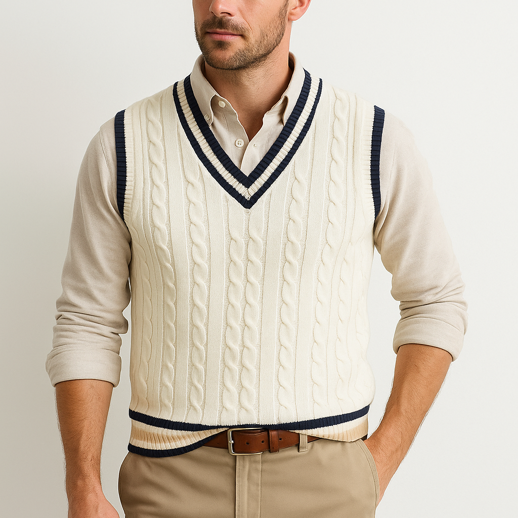 Old Money Sleeveless Sweater