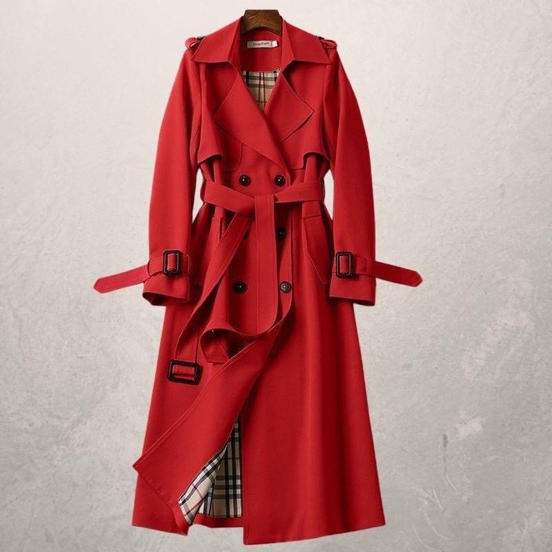 Amelia | Women's Stylish Windproof Trench Coat