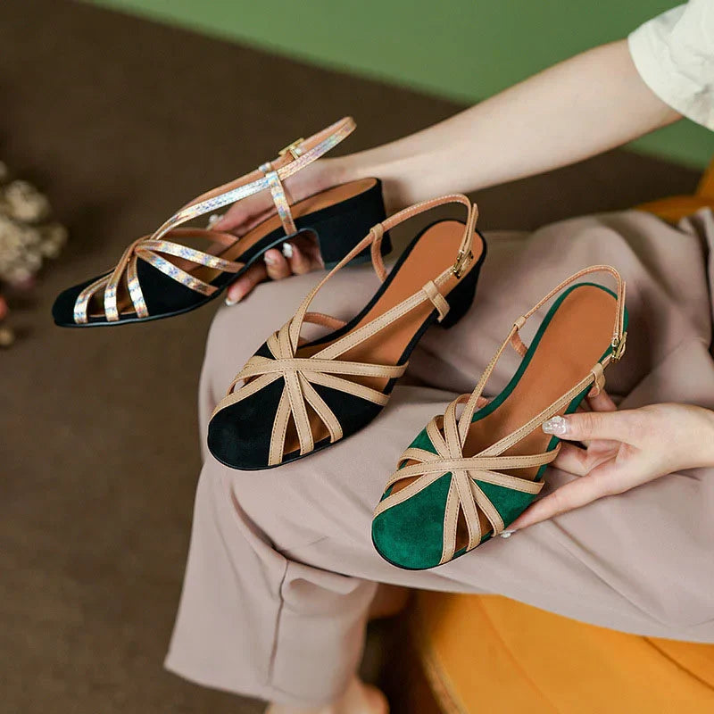 Alden & Archer™| Alanza Elegant Heeled Sandas