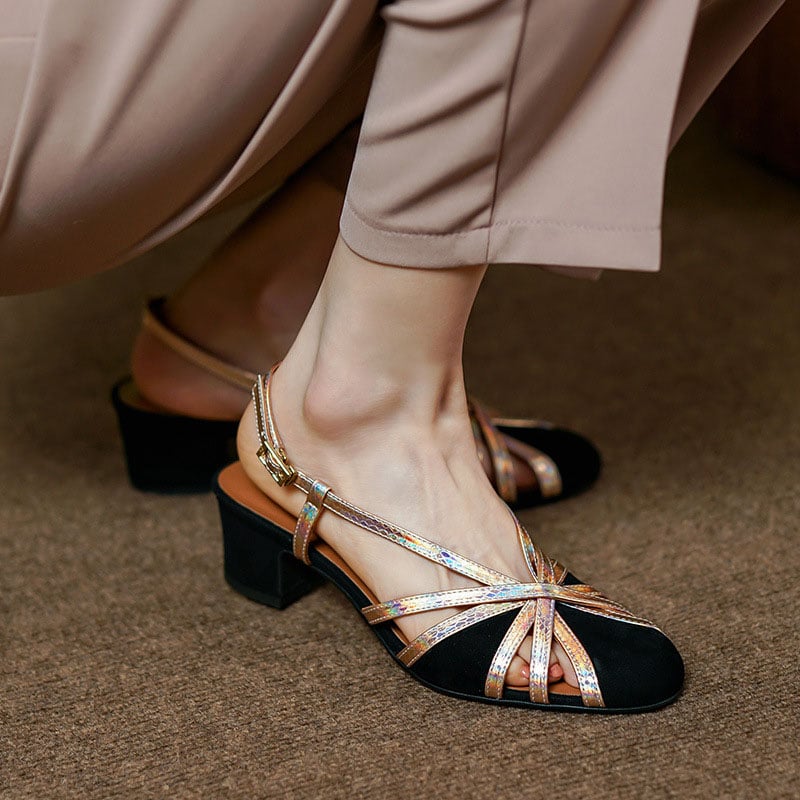 Alden & Archer™| Alanza Elegant Heeled Sandas