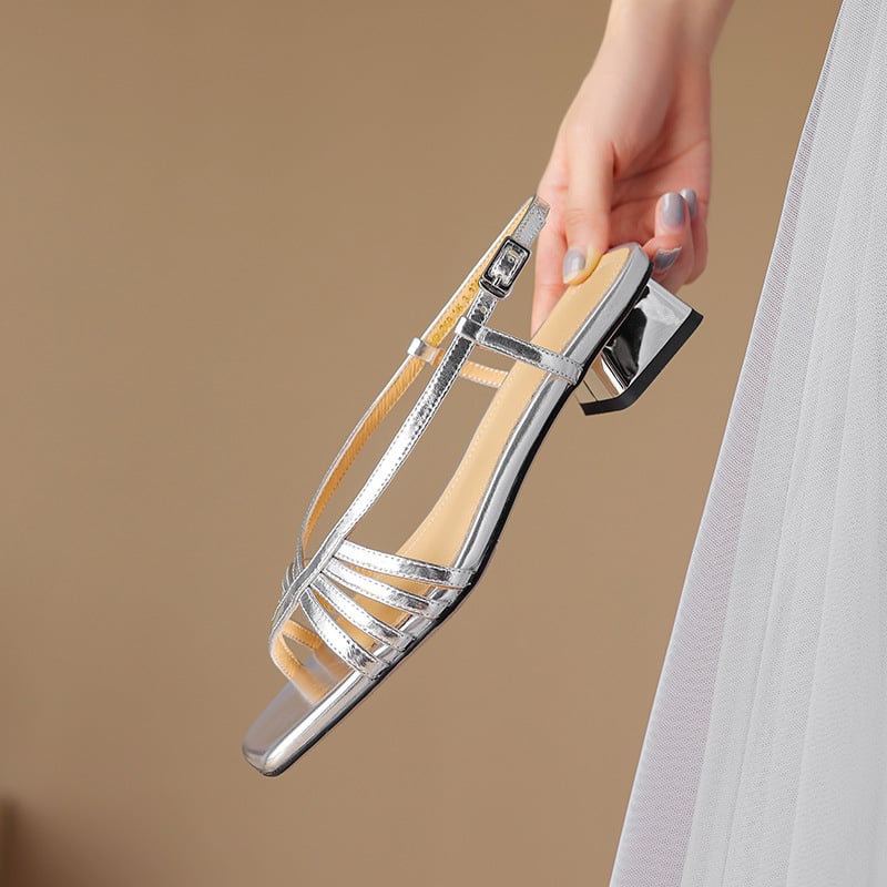 Alden & Archer™| Courtini Elegant Flat Sandals