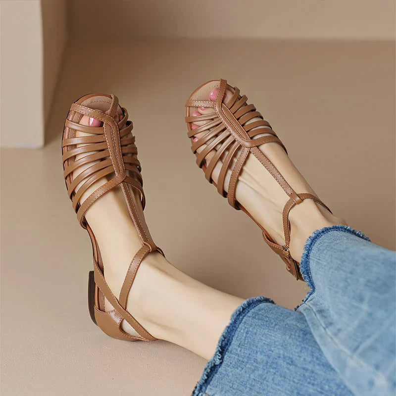 Alden & Archer™ | Cishara T-Strap Sandals