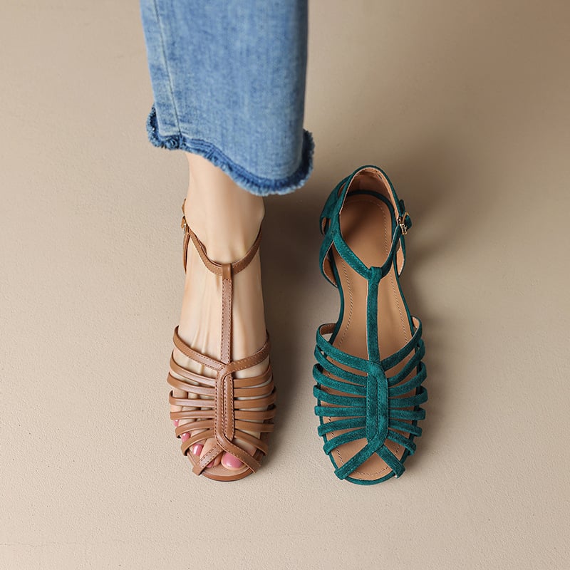 Alden & Archer™ | Cishara T-Strap Sandals