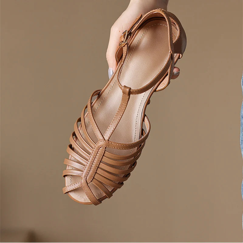 Alden & Archer™ | Cishara T-Strap Sandals