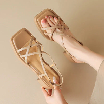 Alden & Archer™| Lakesha Open Toe Heeled Sandals