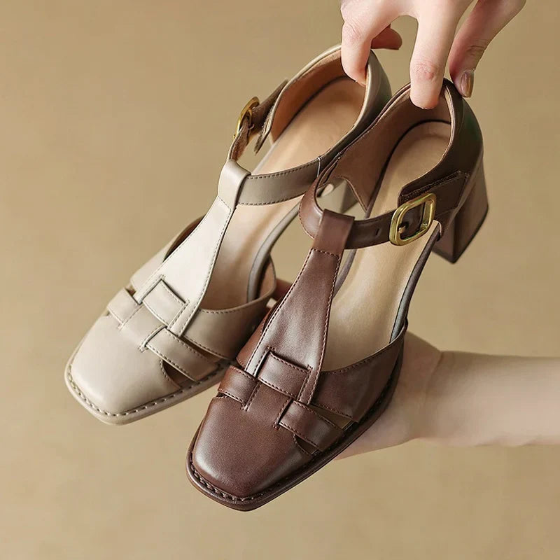Alden & Archer™ | Michela Square Toe Sandals