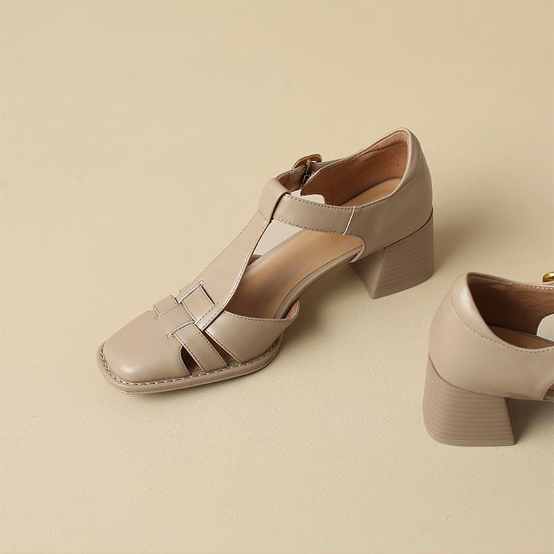 Alden & Archer™ | Michela Square Toe Sandals