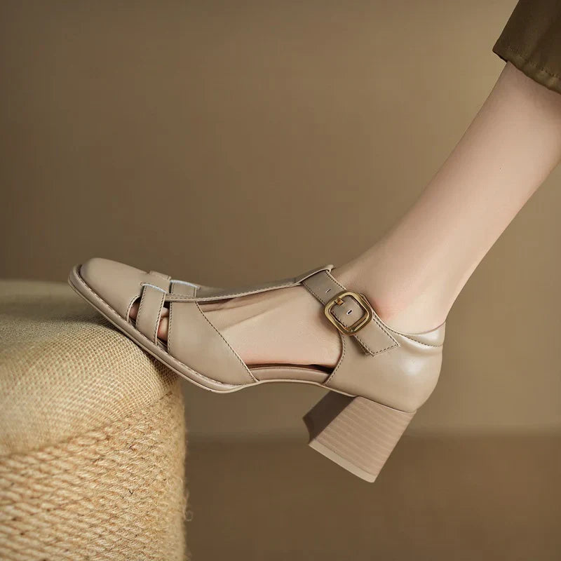 Alden & Archer™ | Michela Square Toe Sandals