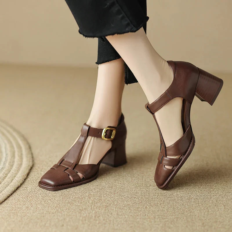 Alden & Archer™ | Michela Square Toe Sandals