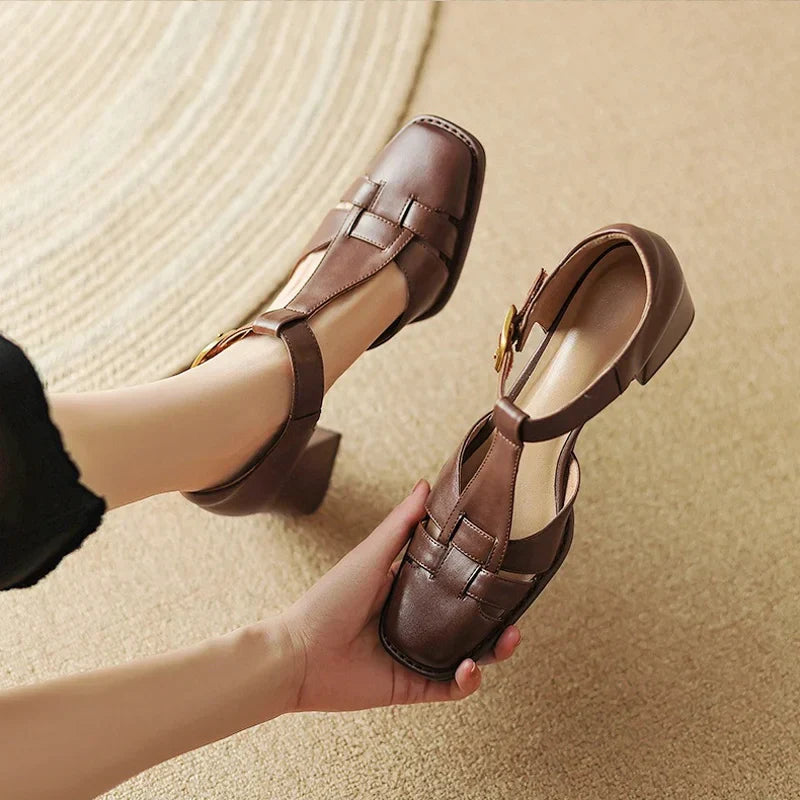 Alden & Archer™ | Michela Square Toe Sandals