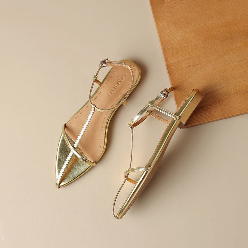 Alden & Archer™| Laney Elegant Flat Sandals