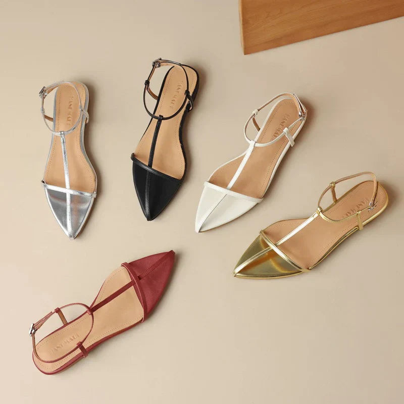 Alden & Archer™| Laney Elegant Flat Sandals