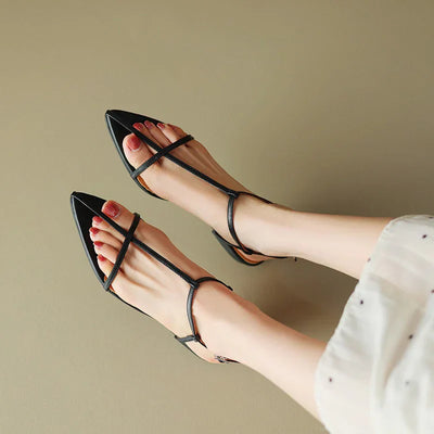 Alden & Archer™| Laney Elegant Flat Sandals